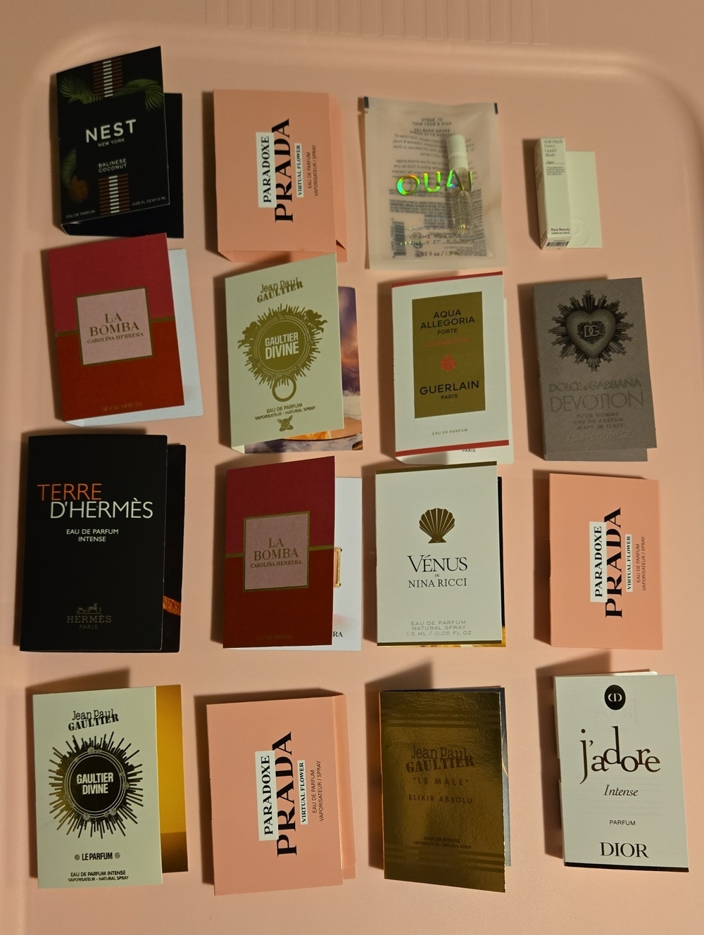 14 Fragrance Samples (Prada, Doir, Guerlain, Etc)
